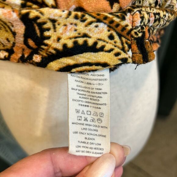 Free People 'Wild and Free' Cropped Blouse – Boho Style, Size S - Picture 10 of 11